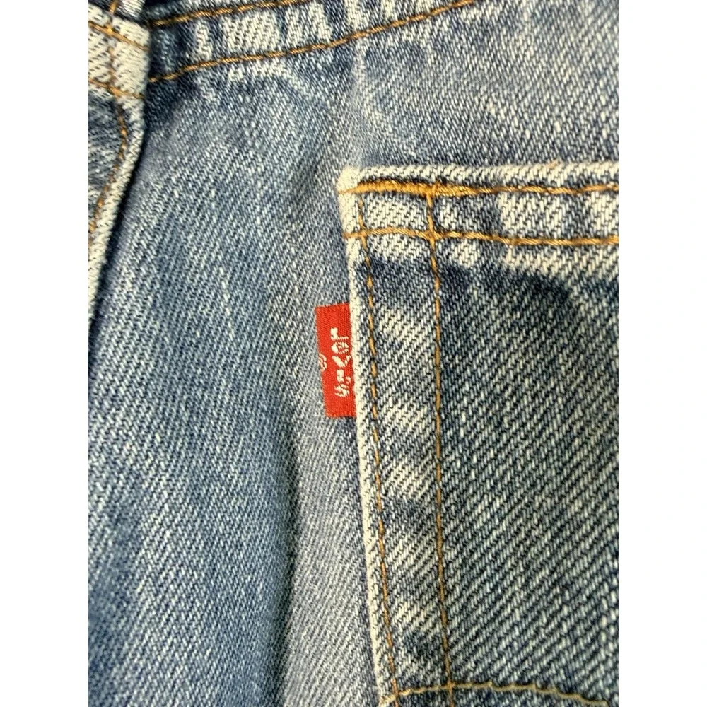 Levis 505 Y2K Jeans Mens 34x30 Medium Wash Denim Regular Fit Straight Leg Blue
